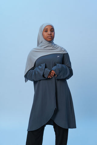 LA GYMNASTE - HAUT DE SPORT OVERSIZE & DOUBLES MANCHES