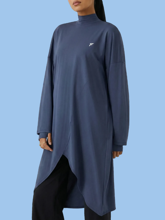 LA GYMNASTE - HAUT DE SPORT OVERSIZE & DOUBLES MANCHES